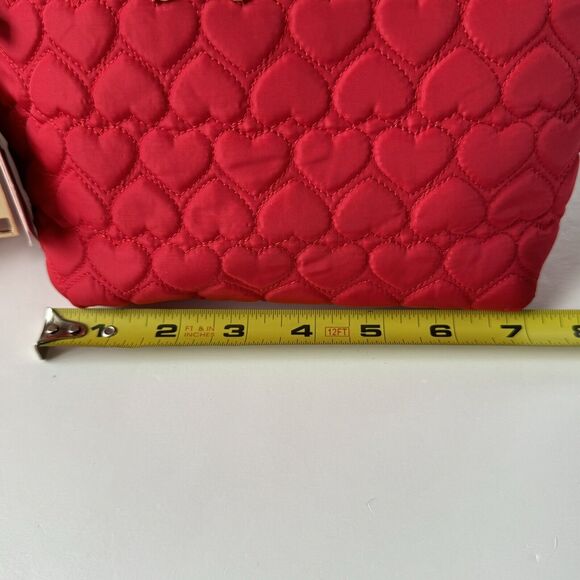 Juicy Couture Travel Red Cosmetic Set Includes 2 Bag & 1 Toiletry Bottle NWT - Picture 5 of 15